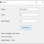 input data dari TextBox dengan vbnet visual studio 2022 #4
