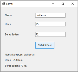 input data dari TextBox dengan vbnet visual studio 2022 #4