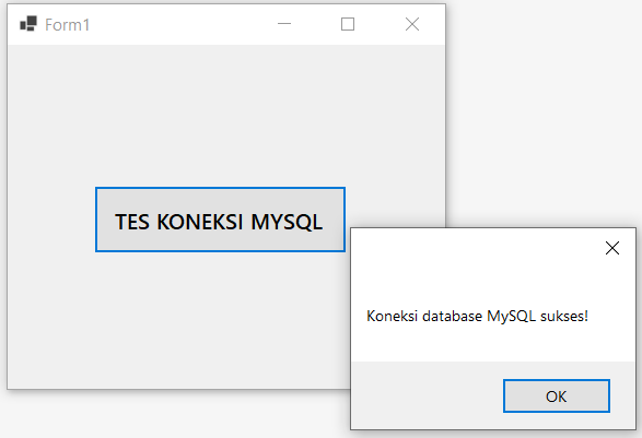 koneksi mysql tanpa odbc csharp visual studio 2022 #5