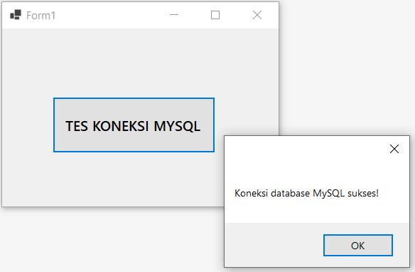 koneksi mysql tanpa odbc vbnet visual studio 2022 #5